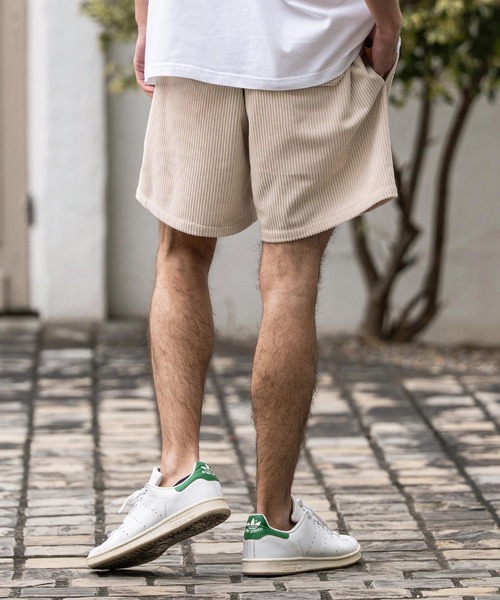 CAMBIO(カンビオ)の「mp14855-太畝コーデュロイショートパンツ(CMB-R0213)(その他パンツ・メンズ・ライトベージュ/チャコール/ピンク・L/M/S)」の13枚目の写真