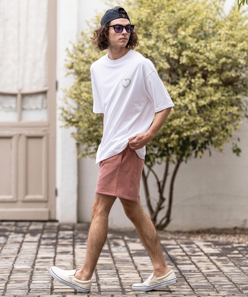 CAMBIO(カンビオ)の「mp14855-太畝コーデュロイショートパンツ(CMB-R0213)(その他パンツ・メンズ・ライトベージュ/チャコール/ピンク・L/M/S)」の20枚目の写真