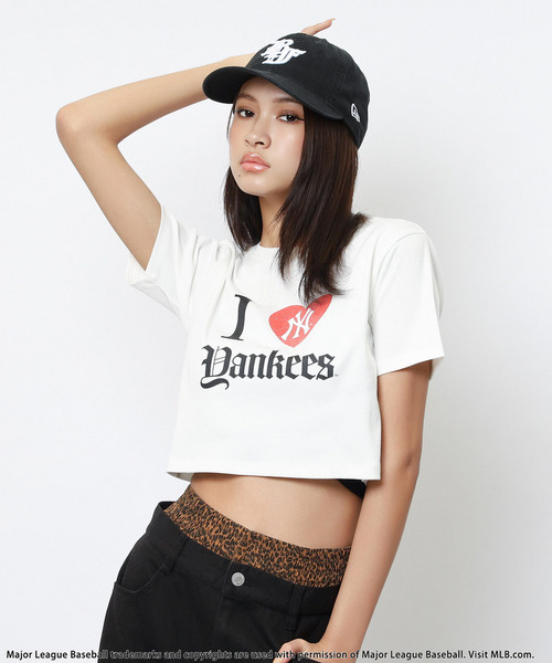 BACK TO THE FIELD(バック トゥー ザ フィールド)の「【MLB】プリントロゴTシャツ(Tシャツ/カットソー・レディース・ホワイト/ピンク/ネイビー・FREE)」の5枚目の写真