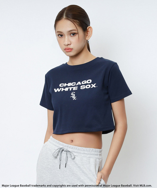 BACK TO THE FIELD(バック トゥー ザ フィールド)の「【MLB】プリントロゴTシャツ(Tシャツ/カットソー・レディース・ホワイト/ピンク/ネイビー・FREE)」の12枚目の写真