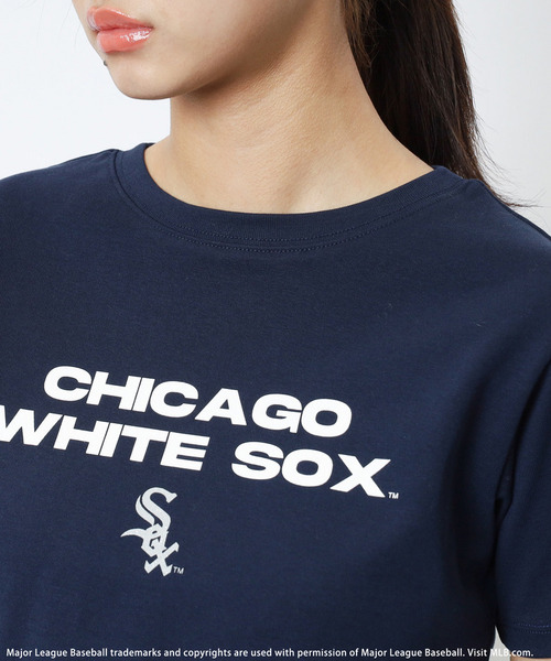 BACK TO THE FIELD(バック トゥー ザ フィールド)の「【MLB】プリントロゴTシャツ(Tシャツ/カットソー・レディース・ホワイト/ピンク/ネイビー・FREE)」の19枚目の写真