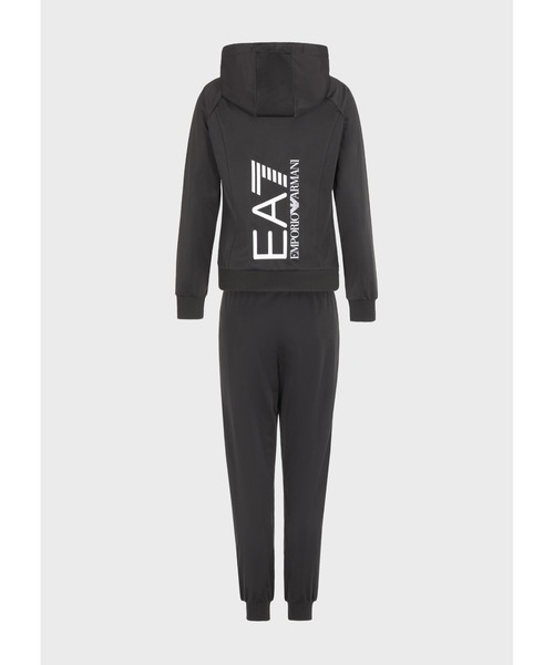 EMPORIO ARMANI EA7（エンポリオアルマーニイーエーセブン）の「【エンポリオ アルマーニ EA7】トラックスーツ テクニカルファブリック オーバーサイズロゴ（セットアップ・レディース・ブラック・LARGE/MEDIUM）」の3枚目の写真