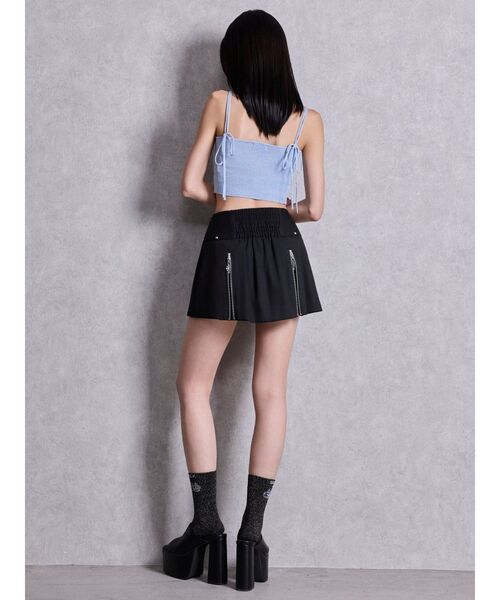 GYDA(ジェイダ)の「sacred edge cross ZIPスカートライクショートパンツ(スカート・レディース・ブラック/その他1・FREE)」の18枚目の写真