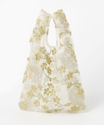 studio CLIP | フラワーエンブレムミニエコバッグ(エコバッグ/サブバッグ)