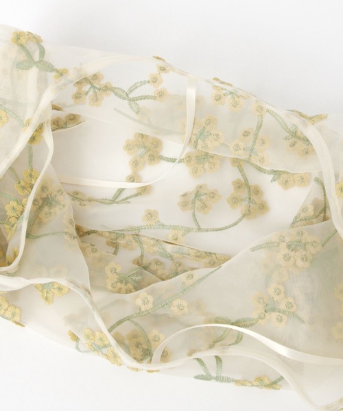 studio CLIP(スタディオクリップ)の「フラワーエンブレムミニエコバッグ(エコバッグ/サブバッグ・レディース・イエロー/ホワイト・FREE)」の9枚目の写真