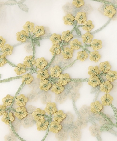 studio CLIP(スタディオクリップ)の「フラワーエンブレムミニエコバッグ(エコバッグ/サブバッグ・レディース・イエロー/ホワイト・FREE)」の10枚目の写真