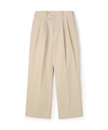 TOMORROWLAND（トゥモローランド）の「コットンナイロンツイル 2プリーツワイドストレートパンツ（スラックス）」