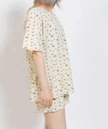 SVEC（シュベック）の「ワッフル半袖上下セット / Tシャツ ショートパンツ（ルームウェア/パジャマ）」