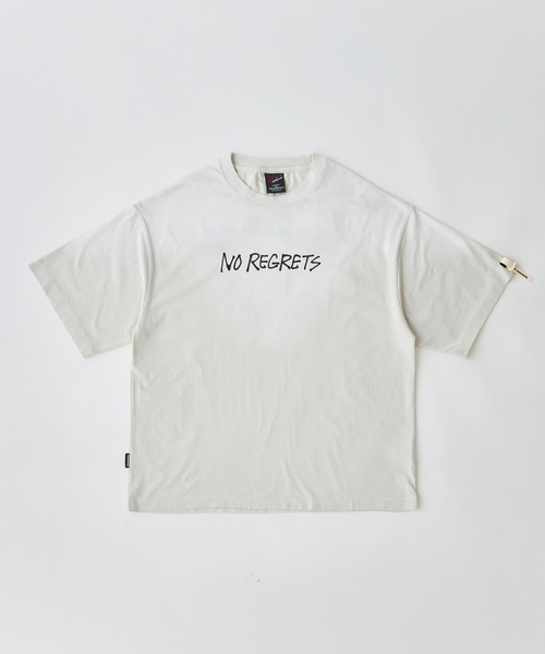 ADAM PATEK(アダムパテック)の「【ADAMPATEK/アダムパテック】gallagher agingT エイジングTEE(Tシャツ/カットソー・レディース・ブラック/ホワイト/ピンク/グリーン・1/2)」の1枚目の写真