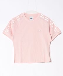 adidas(�A�f�B�_�X)��ADIDAS �A�f�B�_�X W LACE CALI TEE �V���[�g�X���[�u KC6452 SANDYPINK(T�V���c/�J�b�g�\�[)
