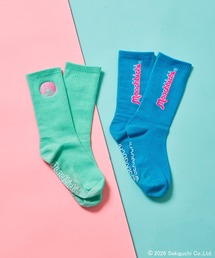 pairmanon | 【モンチッチ】ユニセックス 配色ロゴ ビビットカラーソックス(ソックス/靴下)