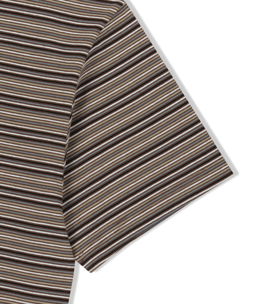 BROWNBREATH（ブラウンブレス）の「TAG HEAVY STRIPE TEE - BROWN（Tシャツ/カットソー・レディース・その他・SMALL/MEDIUM/LARGE/X-LARGE）」の5枚目の写真