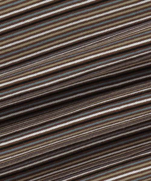 BROWNBREATH（ブラウンブレス）の「TAG HEAVY STRIPE TEE - BROWN（Tシャツ/カットソー・レディース・その他・SMALL/MEDIUM/LARGE/X-LARGE）」の7枚目の写真