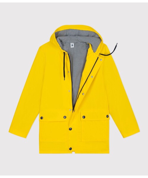 PETIT BATEAU（プチバトー）の「ヨットパーカ（マウンテンパーカー・レディース・ネイビー/ライトイエロー/カーキ・X-SMALL/MEDIUM/LARGE/SMALL）」の4枚目の写真