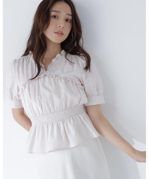 S Neck Pep Lamp Blouse — блузка с воротником S‑neck pep lamp