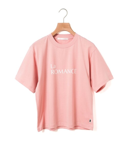 MARMARMAR(マーマーマー)の「MARMARMAR プリントTシャツ(La ROMANCE)(Tシャツ/カットソー・レディース・オフホワイト/ピンク/ブラック・FREE)」の3枚目の写真
