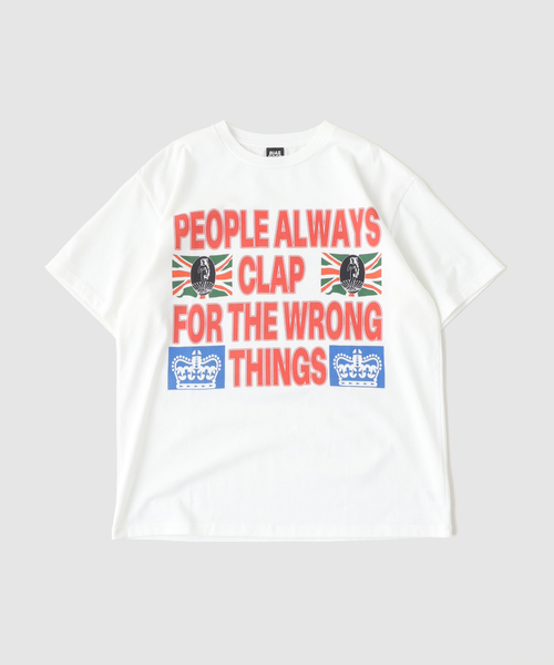 WISM(ウィズム)の「BIAS DOGS / バイアスドッグス NAPPY(Tシャツ/カットソー・メンズ・ホワイト/ブラック・X-LARGE/LARGE)」の2枚目の写真