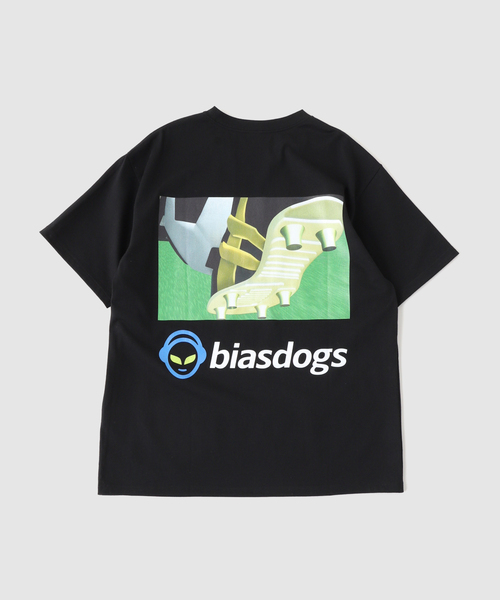WISM(ウィズム)の「BIAS DOGS / バイアスドッグス NAPPY(Tシャツ/カットソー・メンズ・ホワイト/ブラック・X-LARGE/LARGE)」の3枚目の写真