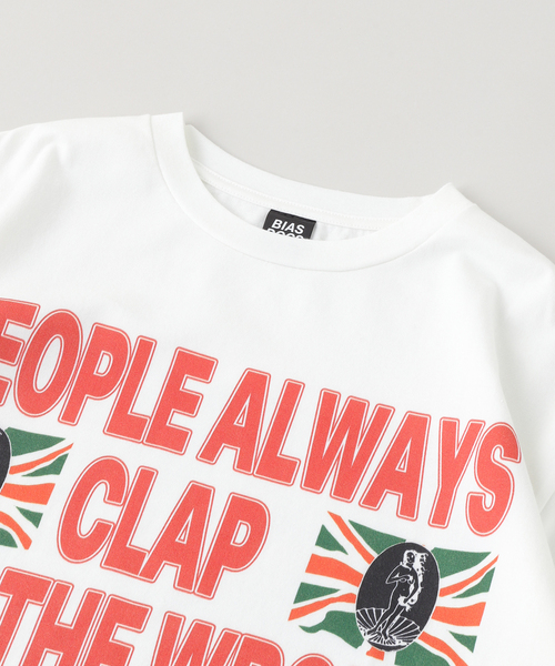 WISM(ウィズム)の「BIAS DOGS / バイアスドッグス NAPPY(Tシャツ/カットソー・メンズ・ホワイト/ブラック・X-LARGE/LARGE)」の5枚目の写真