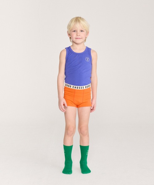 BOBO CHOSES（ボボショーズ）の「Lazy Dog long socks（ソックス/靴下・キッズ・グリーン・26-28/23-25/20-22/38-40/35-37/32-34/29-31）」の4枚目の写真