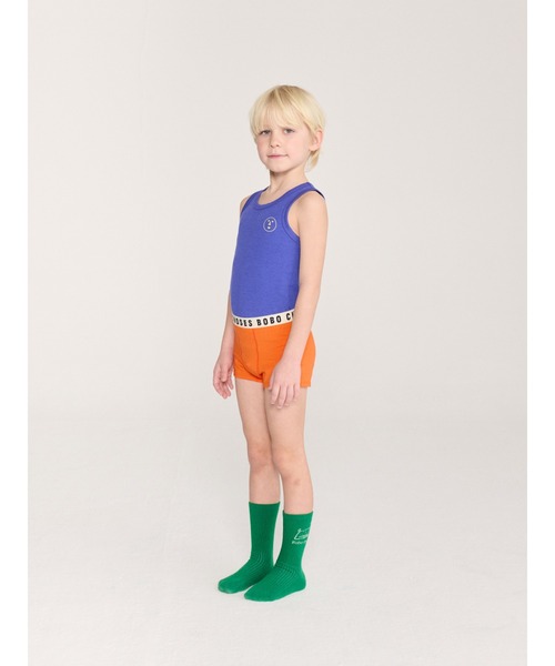 BOBO CHOSES（ボボショーズ）の「Lazy Dog long socks（ソックス/靴下・キッズ・グリーン・26-28/23-25/20-22/38-40/35-37/32-34/29-31）」の3枚目の写真