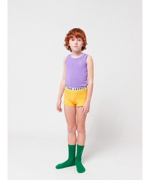BOBO CHOSES（ボボショーズ）の「Lazy Dog long socks（ソックス/靴下・キッズ・グリーン・26-28/23-25/20-22/38-40/35-37/32-34/29-31）」の2枚目の写真