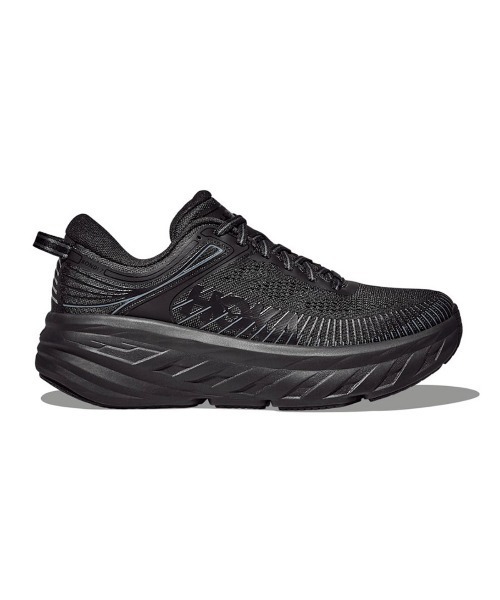 HOKA(ホカ)の「HOKA BONDI 7(ホカ ボンダイ 7)(スニーカー・レディース・ブラック系1/ブラウン系/グレー系/ブラック系・24.5cm/24cm/23.5cm/23cm/25cm)」の1枚目の写真