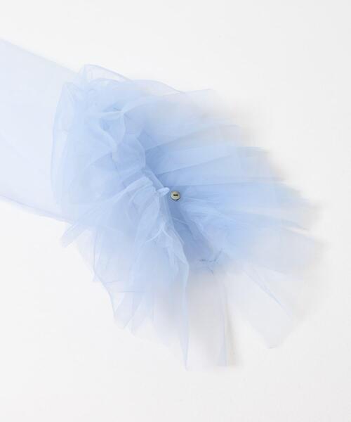 URBAN RESEARCH ROSSO WOMEN(アーバンリサーチ ロッソ)の「ANDRESD BLOOMING TULLE DRESS(ワンピース・レディース・ブラック/ライトブルー・36/38)」の8枚目の写真