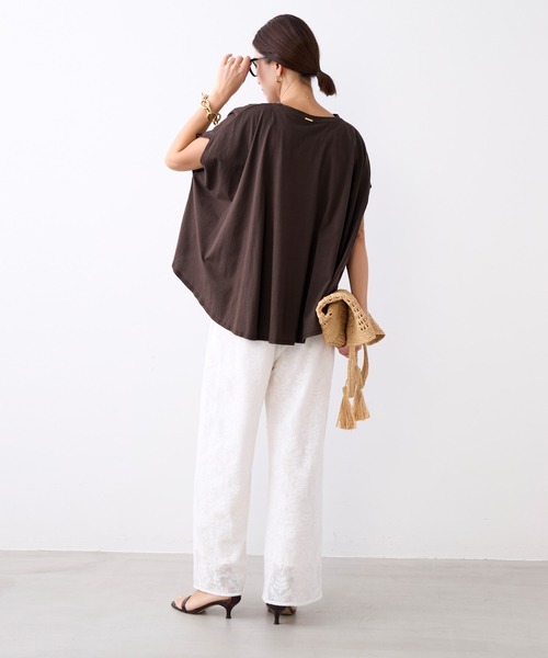 MICA&DEAL(マイカ&ディール)の「インドレースワイドパンツ〈2サイズ展開〉〈セットアップ対応〉(その他パンツ・レディース・ブラック/ホワイト・36/38)」の13枚目の写真