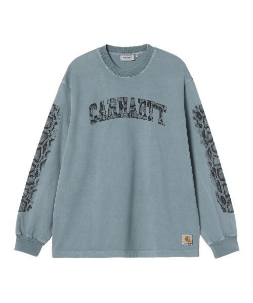 Carhartt WIP(カーハートダブリューアイピー)の「Carhartt WIP CAMO SNAKE T-SHIRT(カーハートワークインプログレス カモスネークTシャツ)(Tシャツ/カットソー・メンズ・ブルー系/ブラック系・SMALL/MEDIUM/LARGE/X-LARGE)」の1枚目の写真