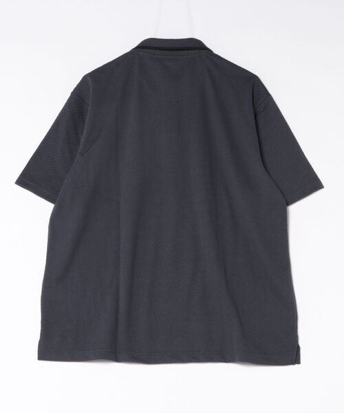 TETE（テット）の「【TETE SELECTION】サマーカルゼ地柄ポロシャツ（ポロシャツ・メンズ・ブラック/ネイビー/ホワイト・X-LARGE/LARGE/MEDIUM）」の4枚目の写真