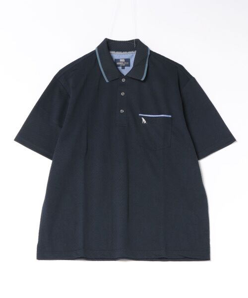 TETE（テット）の「【TETE SELECTION】サマーカルゼ地柄ポロシャツ（ポロシャツ・メンズ・ブラック/ネイビー/ホワイト・X-LARGE/LARGE/MEDIUM）」の8枚目の写真