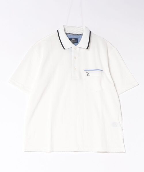TETE（テット）の「【TETE SELECTION】サマーカルゼ地柄ポロシャツ（ポロシャツ・メンズ・ブラック/ネイビー/ホワイト・X-LARGE/LARGE/MEDIUM）」の9枚目の写真