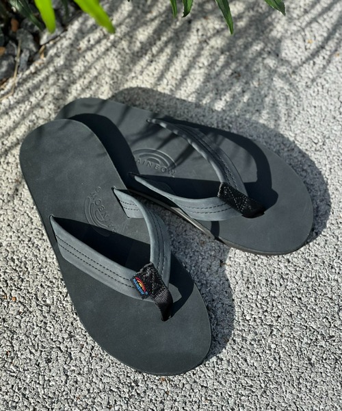 RAINBOW SANDALS（レインボーサンダル）の「【RAINBOW SANDALS】SINGLE LAYER PREMIER LEATHER（サンダル・メンズ・ブラウン系その他/ブラック/ブラウン系その他2・MEDIUM/LARGE）」の2枚目の写真