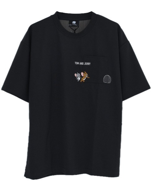 Tom&Jerry(トムアンドジェリー)の「『TOM&JERRY/トムアンドジェリー』アムンゼンポケットTEE(Tシャツ/カットソー・レディース・スミクロ/ホワイト・L/LL/M)」の12枚目の写真