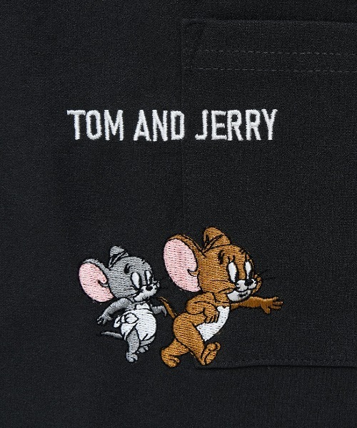 Tom&Jerry(トムアンドジェリー)の「『TOM&JERRY/トムアンドジェリー』アムンゼンポケットTEE(Tシャツ/カットソー・レディース・スミクロ/ホワイト・L/LL/M)」の18枚目の写真