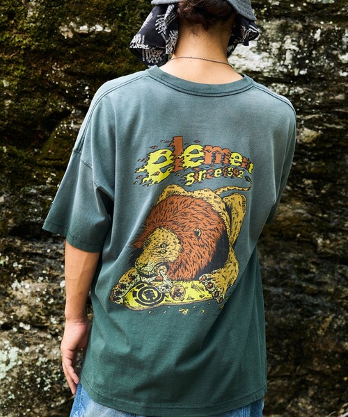 ELEMENT(エレメント)の「ELEMENT メンズ HIROTTON SS Tシャツ 【2026年夏モデル】(Tシャツ/カットソー・メンズ・ホワイト/ブラック/グリーン系その他/ブルー系その他・MEDIUM/X-LARGE/LARGE)」の3枚目の写真