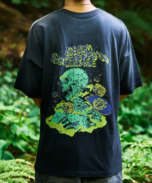 ELEMENT(エレメント)の「ELEMENT メンズ HIROTTON SS Tシャツ 【2026年夏モデル】(Tシャツ/カットソー・メンズ・ホワイト/ブラック/グリーン系その他/ブルー系その他・MEDIUM/X-LARGE/LARGE)」の4枚目の写真