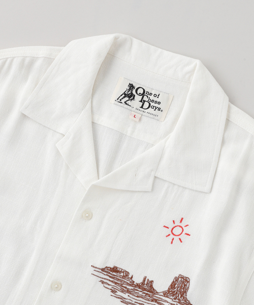 JOURNAL STANDARD（ジャーナルスタンダード）の「ONE OF THESE DAYS TOMORROW HAS ALREADY（シャツ/ブラウス・メンズ・アイボリー・LARGE/MEDIUM）」の3枚目の写真