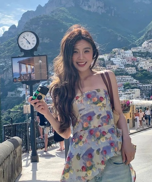 AsheKsha(アシクシャ)の「ストラップレストップス(チューブトップ・レディース・マルチ・M)」の6枚目の写真