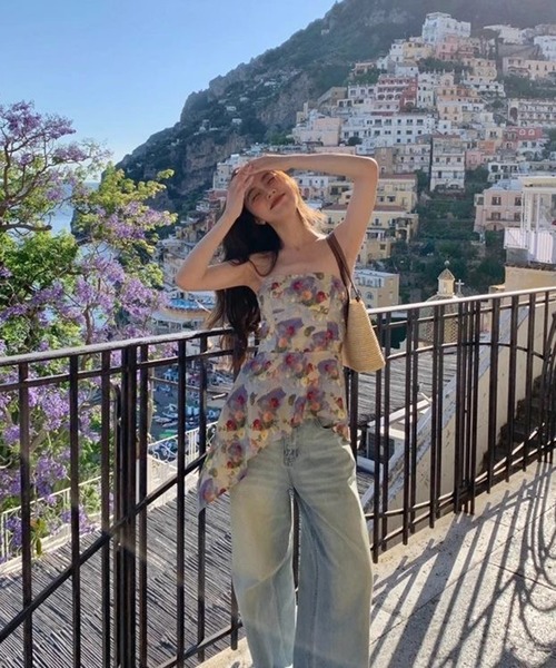 AsheKsha(アシクシャ)の「ストラップレストップス(チューブトップ・レディース・マルチ・M)」の7枚目の写真