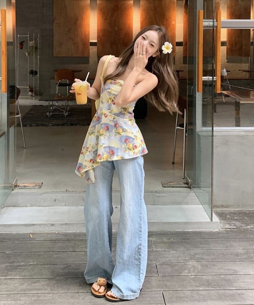 AsheKsha(アシクシャ)の「ストラップレストップス(チューブトップ・レディース・マルチ・M)」の16枚目の写真
