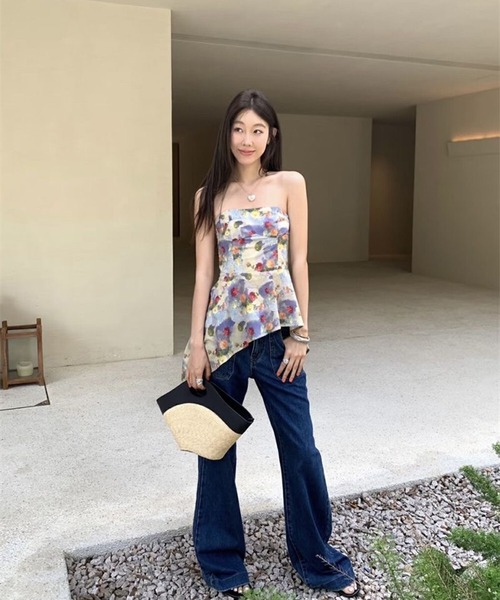 AsheKsha(アシクシャ)の「ストラップレストップス(チューブトップ・レディース・マルチ・M)」の17枚目の写真