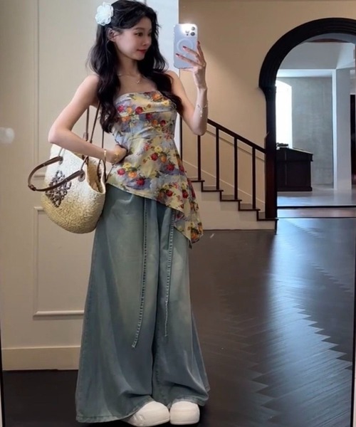 AsheKsha(アシクシャ)の「ストラップレストップス(チューブトップ・レディース・マルチ・M)」の22枚目の写真