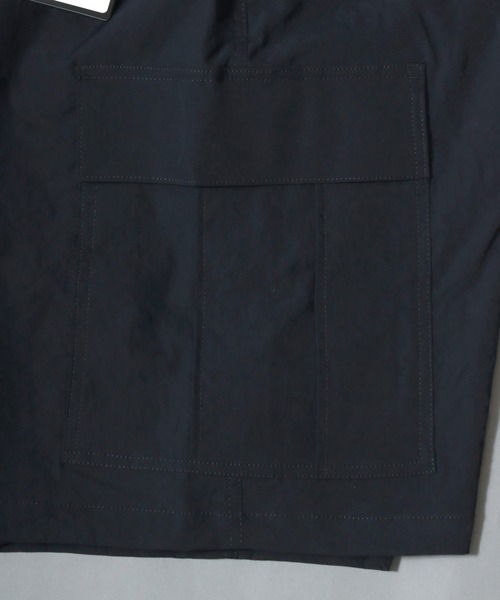 ANPAS（アンパス）の「Solid Cargo Short Pants / テックカーゴショートパンツ ひざ丈 ボトムス メンズ ミリタリーパンツ ショーツ ハーフパンツ（カーゴパンツ・メンズ・カーキ/ブラック/ネイビー・M/XL/L）」の16枚目の写真