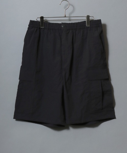 ANPAS（アンパス）の「Solid Cargo Short Pants / テックカーゴショートパンツ ひざ丈 ボトムス メンズ ミリタリーパンツ ショーツ ハーフパンツ（カーゴパンツ・メンズ・カーキ/ブラック/ネイビー・M/XL/L）」の4枚目の写真