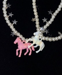 dollslutz（ドルズラッツ）の「【dollslutz】dreamy little pony necklace /【ﾄﾞﾙｽﾞﾗｯﾂ】ドリーミーリトルポニーネックレス（ネックレス）」