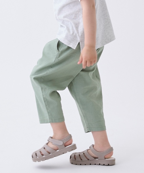 petit main(プティマイン)の「のびのび8分パンツ(その他パンツ・キッズ・チャコール/ライトグリーン/ライトベージュ・90cm/80cm/100cm/110cm/130cm/120cm)」の4枚目の写真