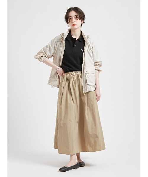 Barbour(バブアー)の「Rowane シャワープルーフ ジャケット(レディース)(ナイロンジャケット・レディース・クリーム/オリーブ・8/10)」の7枚目の写真