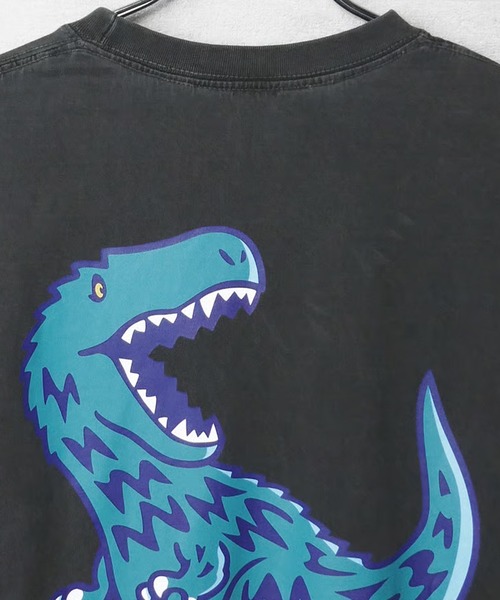 WBSB(ダブルビーエスビー)の「WBSB/ダブルビーエスビー Dinosaur L/S TEE(graphic by HIROCK) ダイナソー 長袖 プリントTシャツ 恐竜 ティラノサウルス バックプリント メンズ レディース ユニセックス 秋 秋服 2026年秋冬(Tシャツ/カットソー・メンズ・サックスブルー/ブラック/ホワイト・M/L/XL)」の20枚目の写真